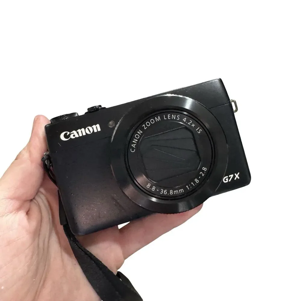 Canon PowerShot G7X Digital + 1 Battery, Case, Charger Hardly Used