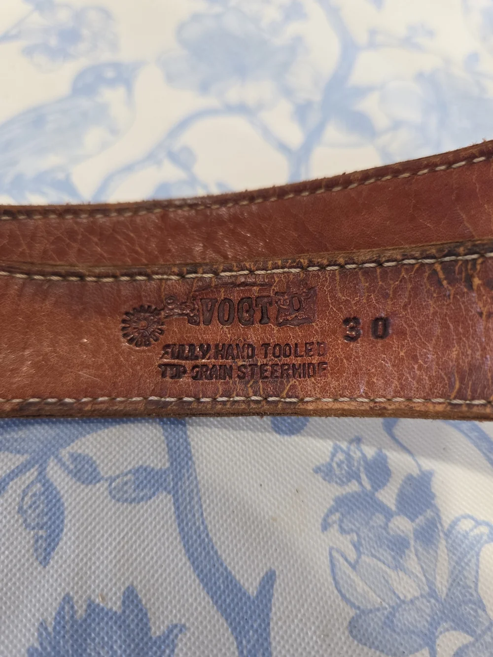Vogt tooled belt