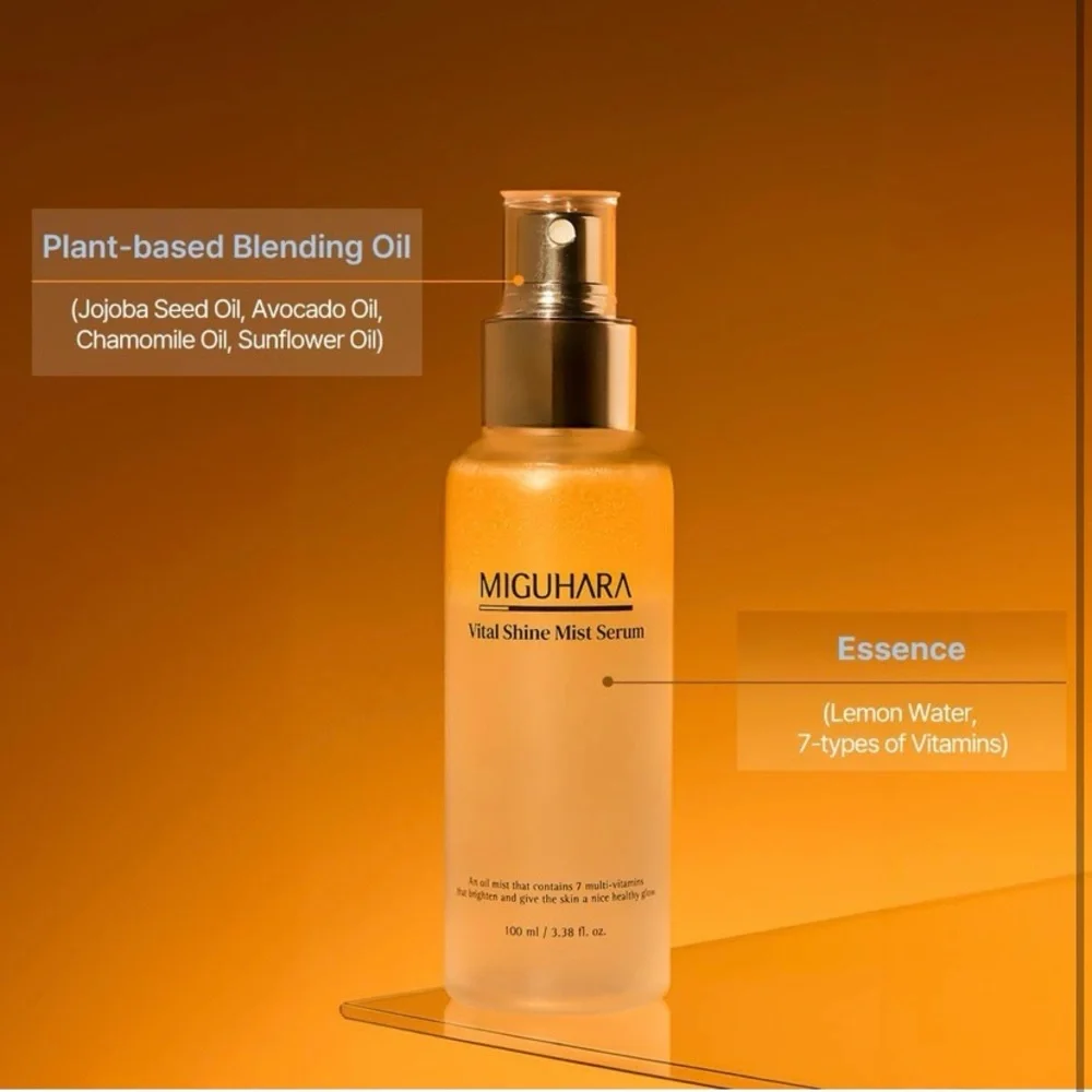 Vital Shine Mist Serum‎ 100ml (3.38 fl oz.) Hydrating Korean Skincare MIGUHARA