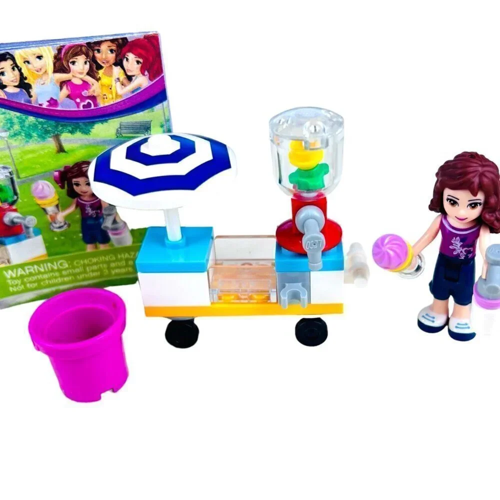 LEGO Friends Smoothie Stand & Gymnastics Bar Replacement Pieces Not Complete