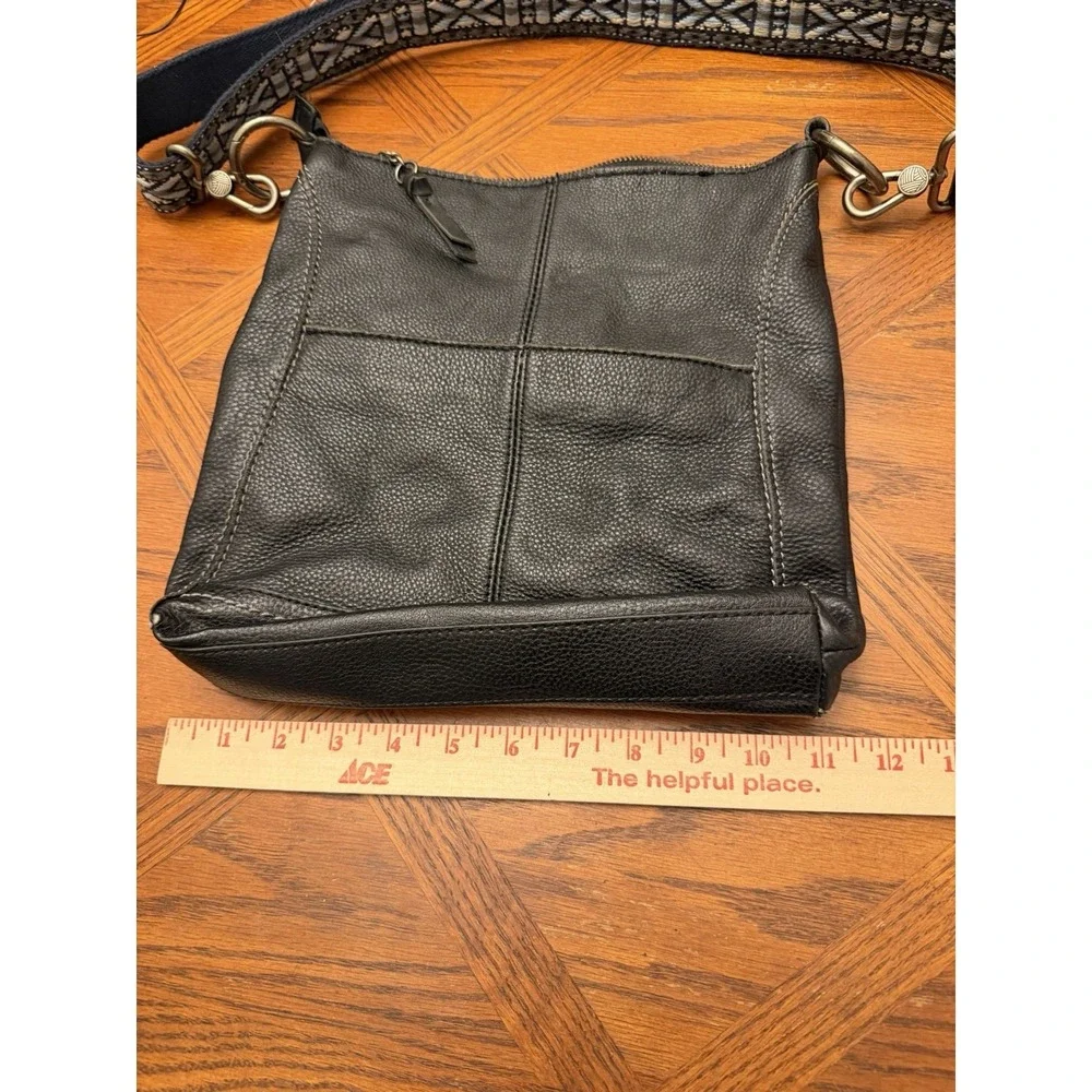 THE‎ SAK Lucia pebbled leather women's crossbody bag -Black