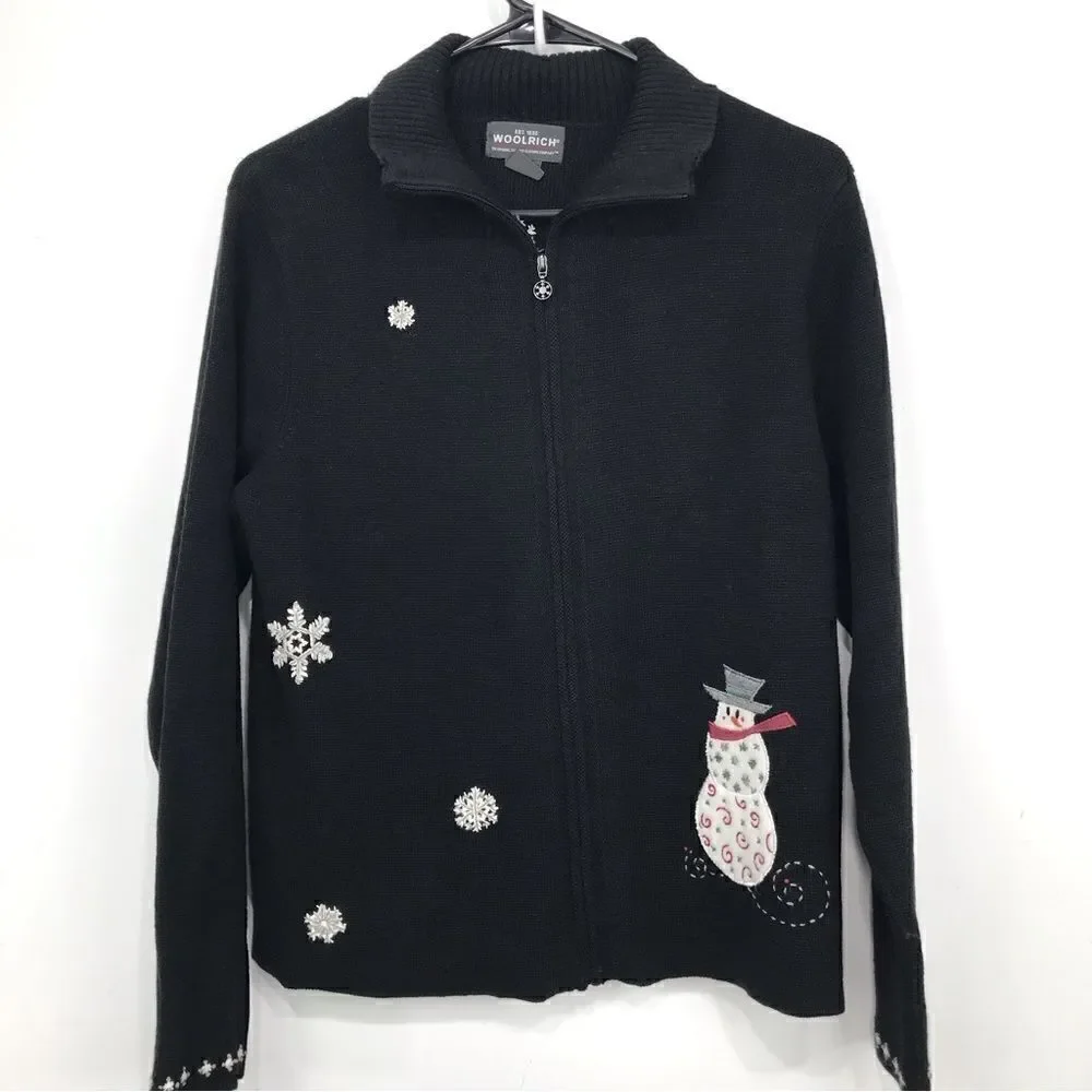 Woolrich black knit