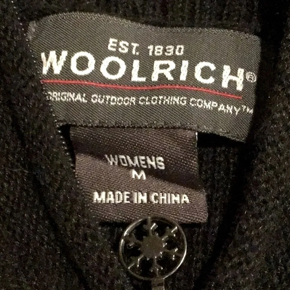 Woolrich black knit