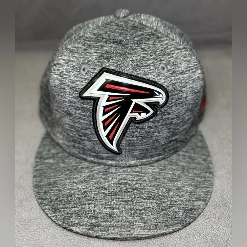 New Era Atlanta Falcons 9Fifty Gray Tweed Turn Adjustable Snapback Hat Cap OSFM