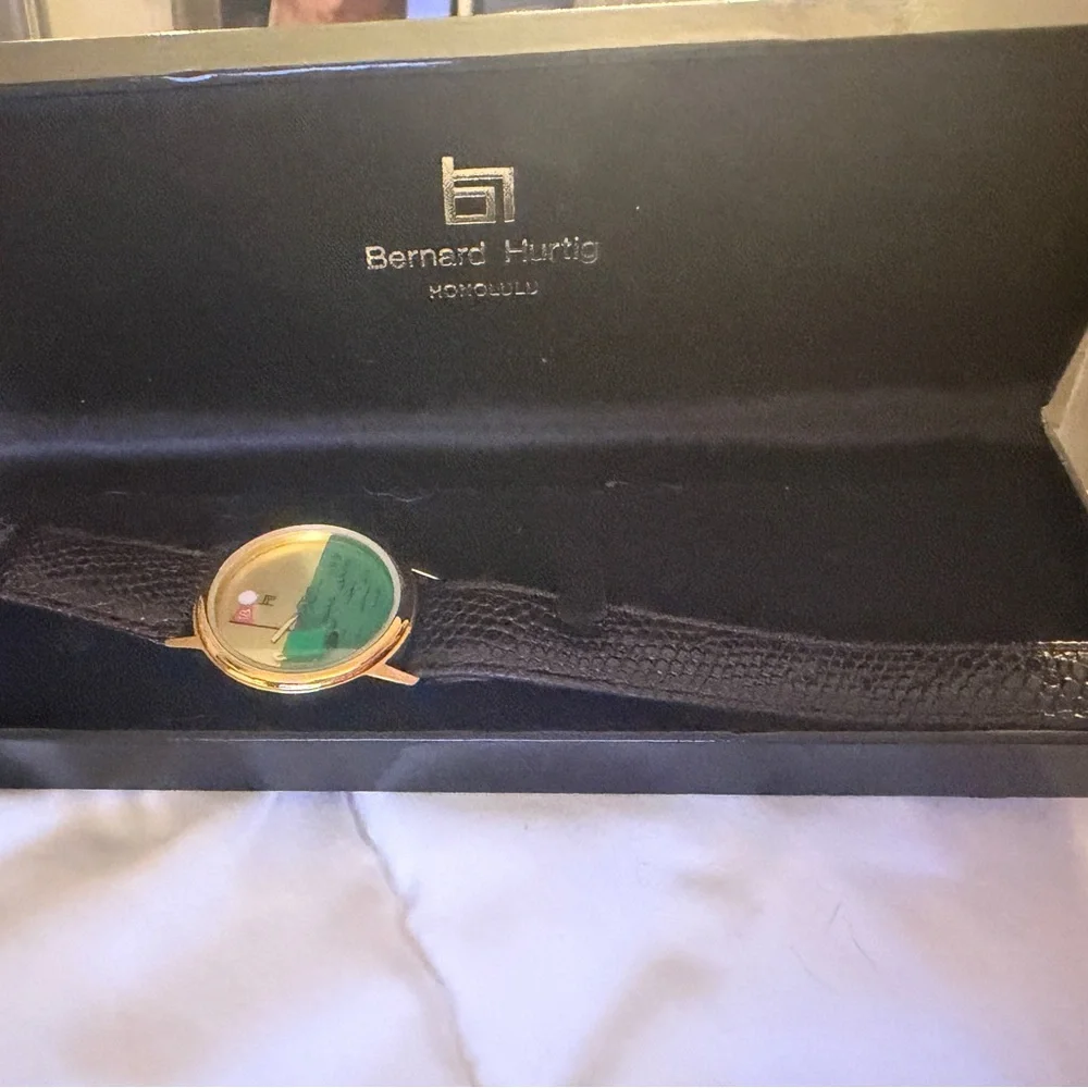 Vintage Bernard Hurtig 18th Hole Watch See Video