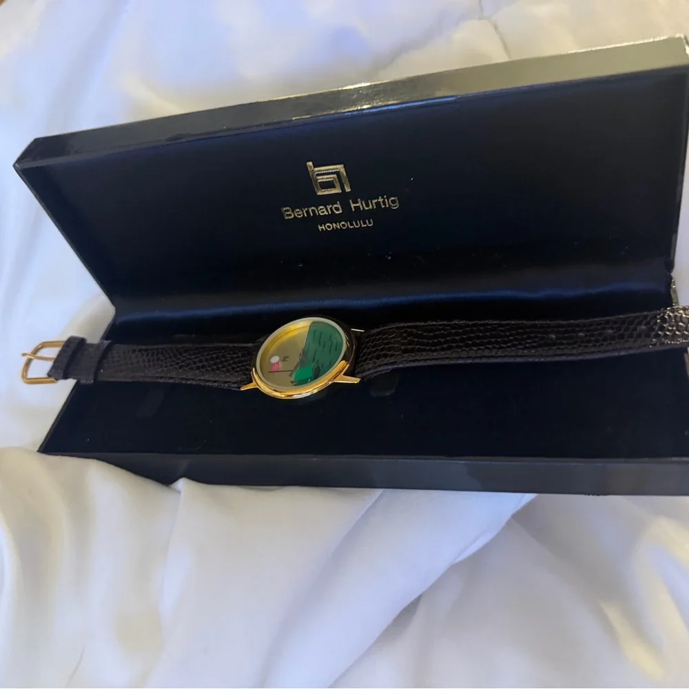 Vintage Bernard Hurtig 18th Hole Watch See Video