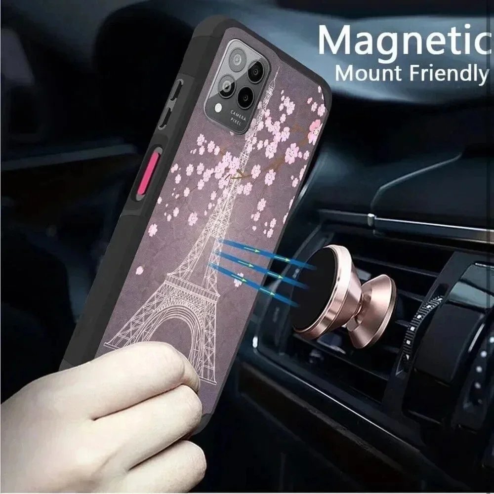 Hybrid Case Cover For Revvl Pro 5G 6.82” Quad Camera‎ Tough Heavy Duty