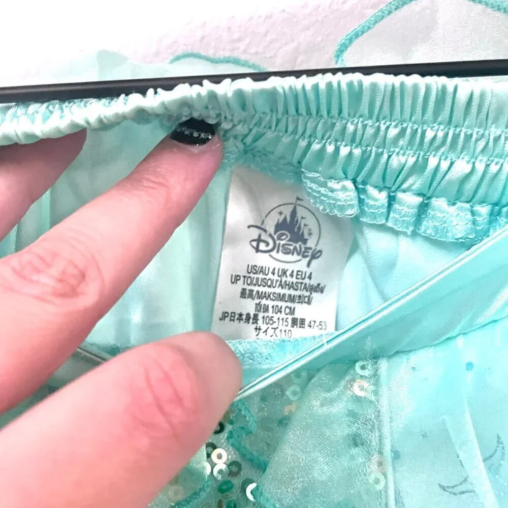 The Little Mermaid Adaptive Costume For Kids- Skirt Only Size 4