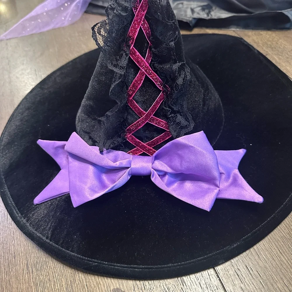 Disguise Witch Costume‎ - Fuchsia, Violet, and Black