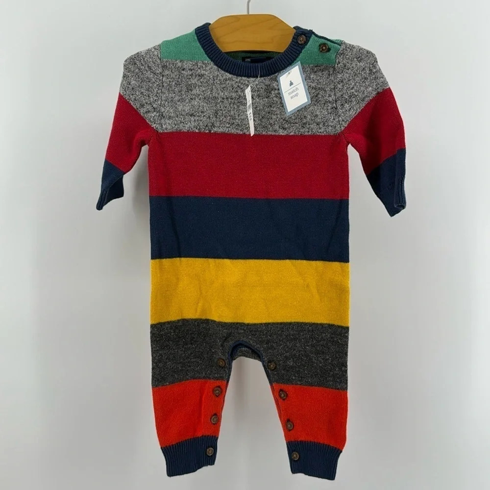 Baby Gap Match Snap Baby Boy's Sweater Romper