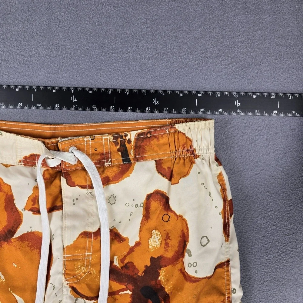 Breakwater Board Shorts‎ Mens Medium Floral Hawaiian Pattern Beach Pool Cruise
