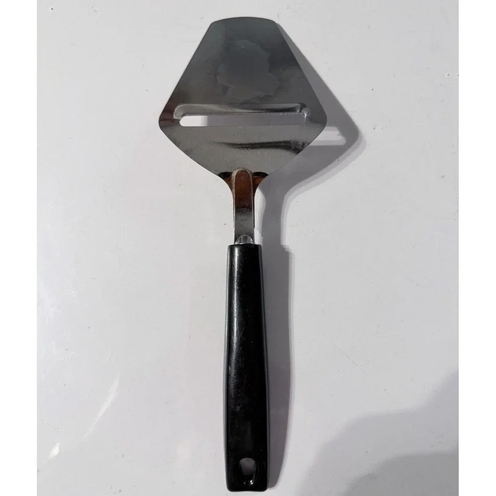 Vintage Ekco USA Cheese Plane Hand Slicer Black‎ Plastic Handle 9