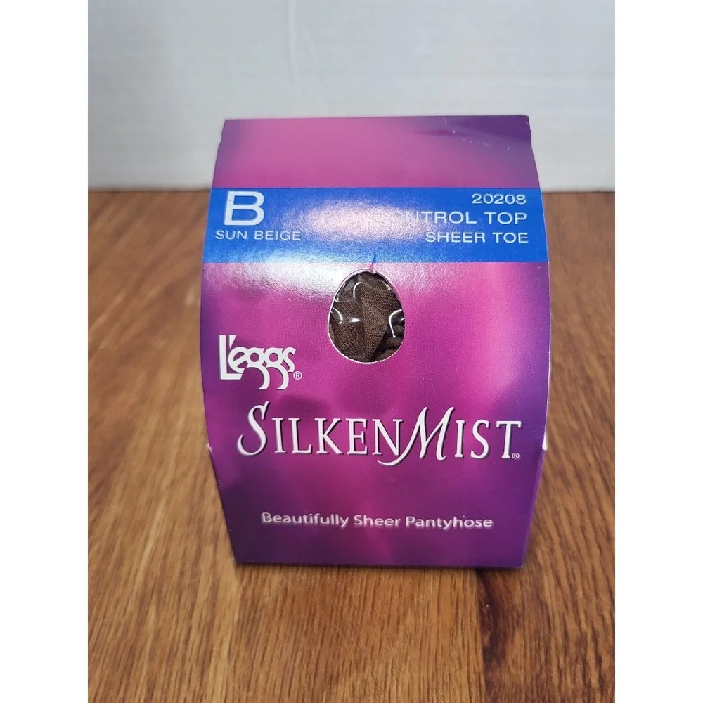 L'eggs Silken Mist Control Top Pantyhose, Sun Beige, Size‎ B