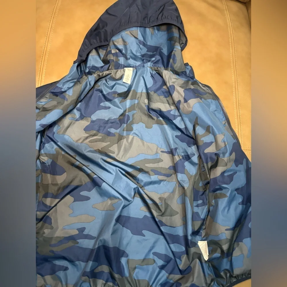 GAP Kids Black and Blue Raincoat