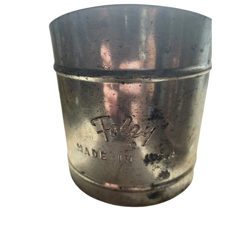 Vintage Flour Sifter Lot – Foley 3 Cup & Large Tin Sifter – USA – Kitchen‎ Tool