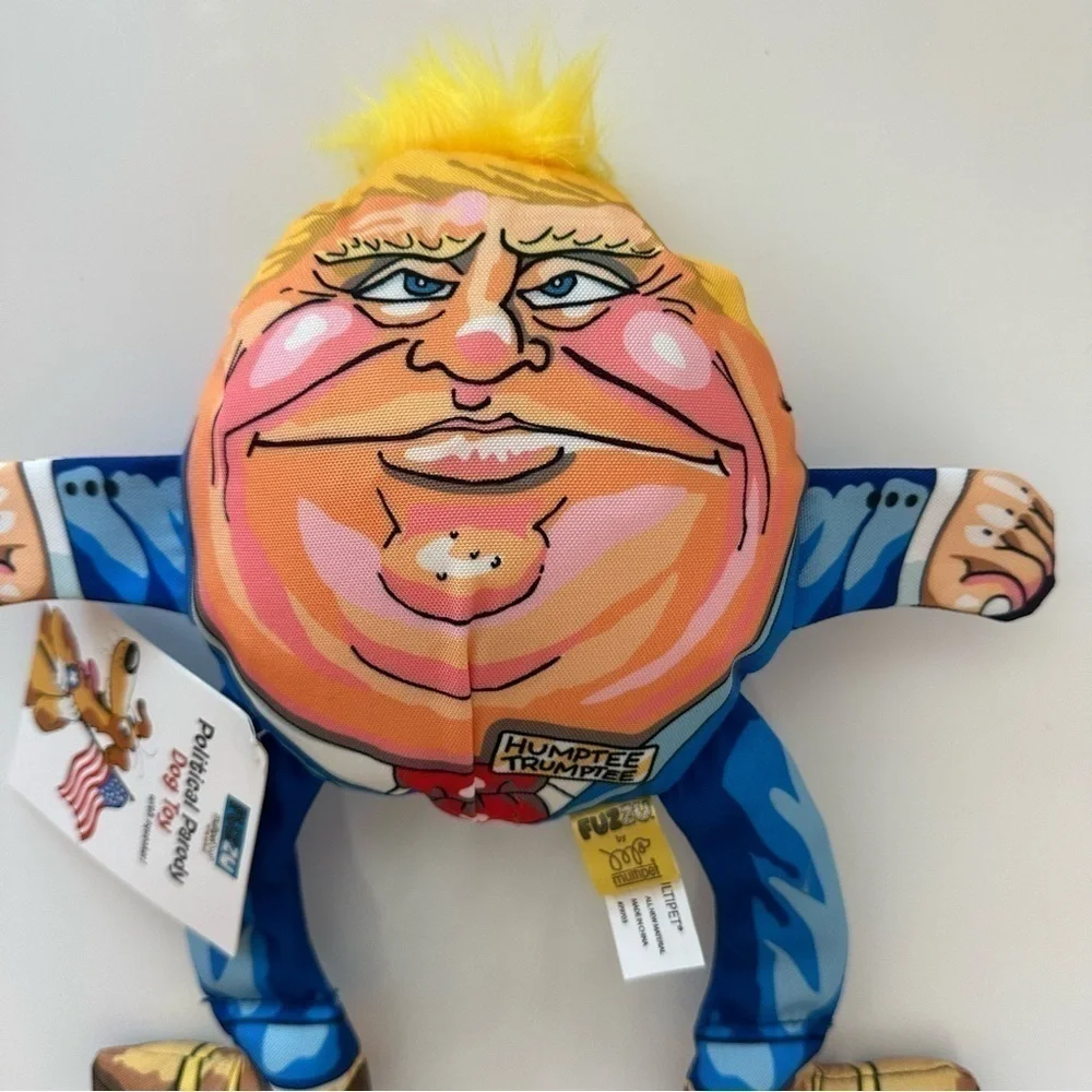 Donald Trump Dog Toy - Fuzzu Political Parody Dog Toy Humptee Trumptee