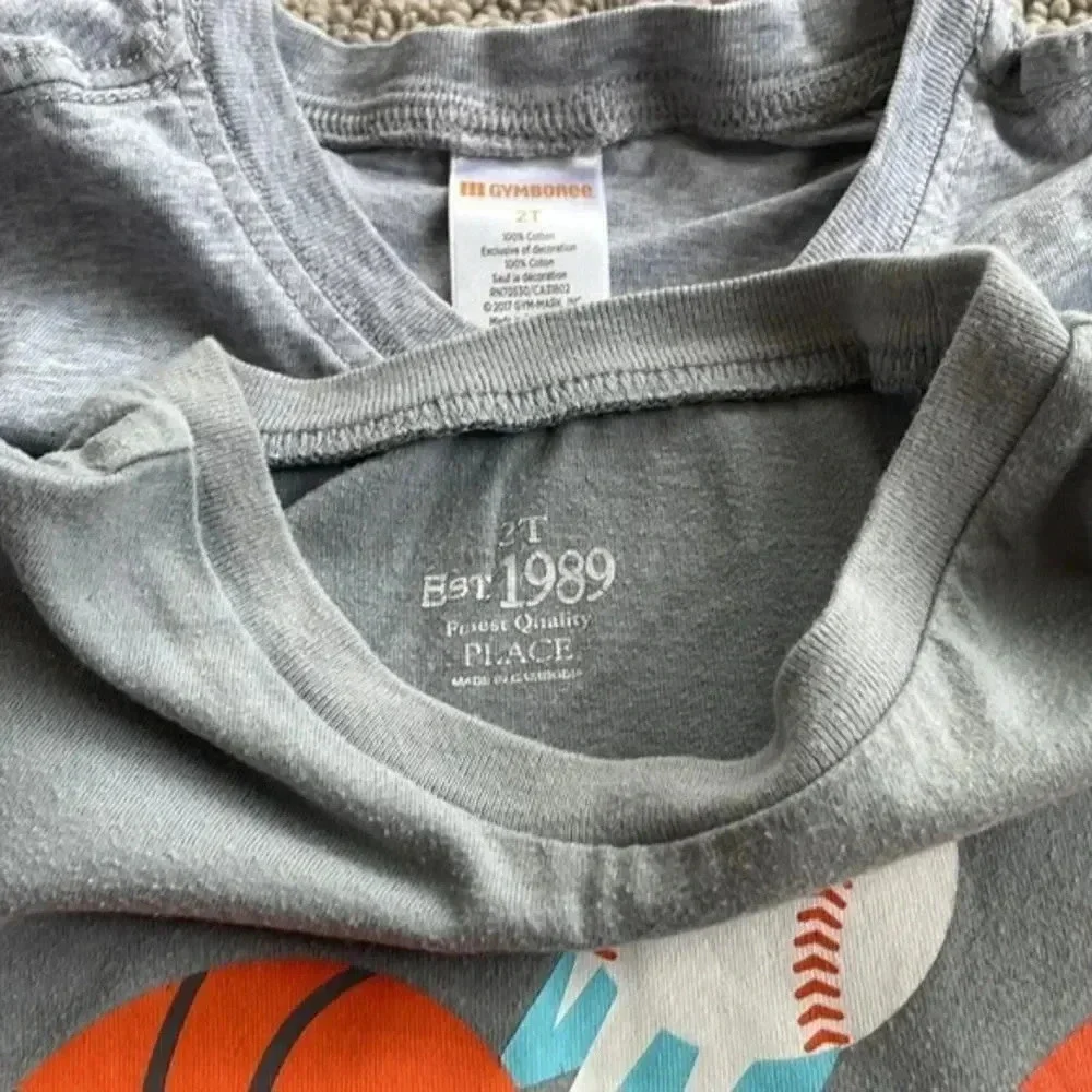 Bundle of 6 pieceboys tees size 2-3 year Carter’s Gymboree Old Navy preloved