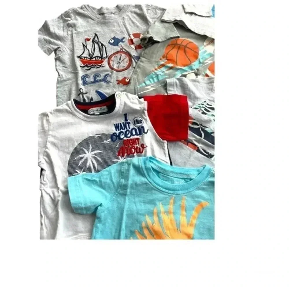Bundle of 6 pieceboys tees size 2-3 year Carter’s Gymboree Old Navy preloved