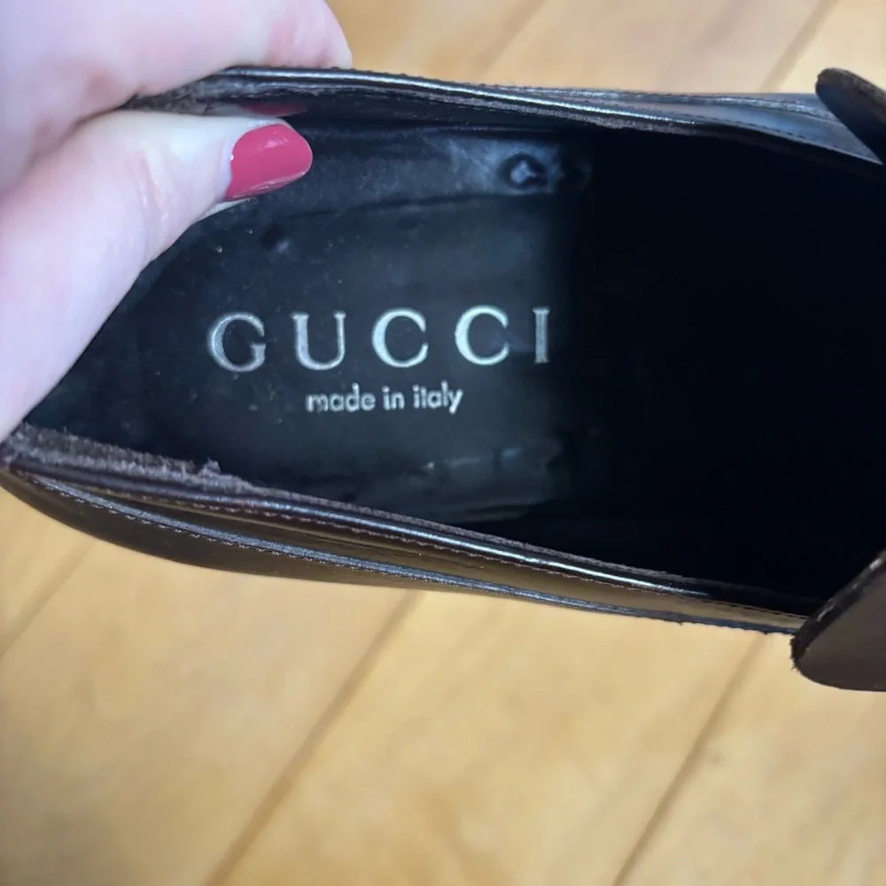Gucci brown slip