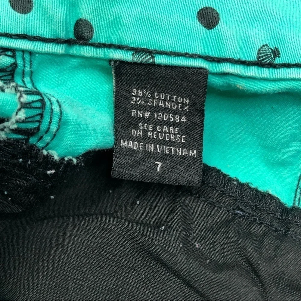 Disney Ariel Little Mermaid shorts aqua juniors 7