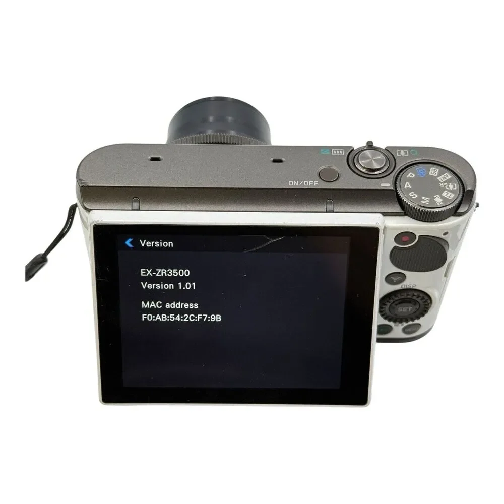 Casio camera screen