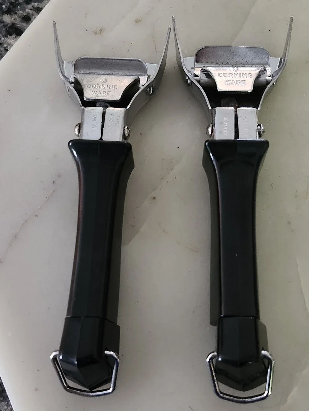 Vtg Corning Ware Detachable Pot Handles Set Of 2