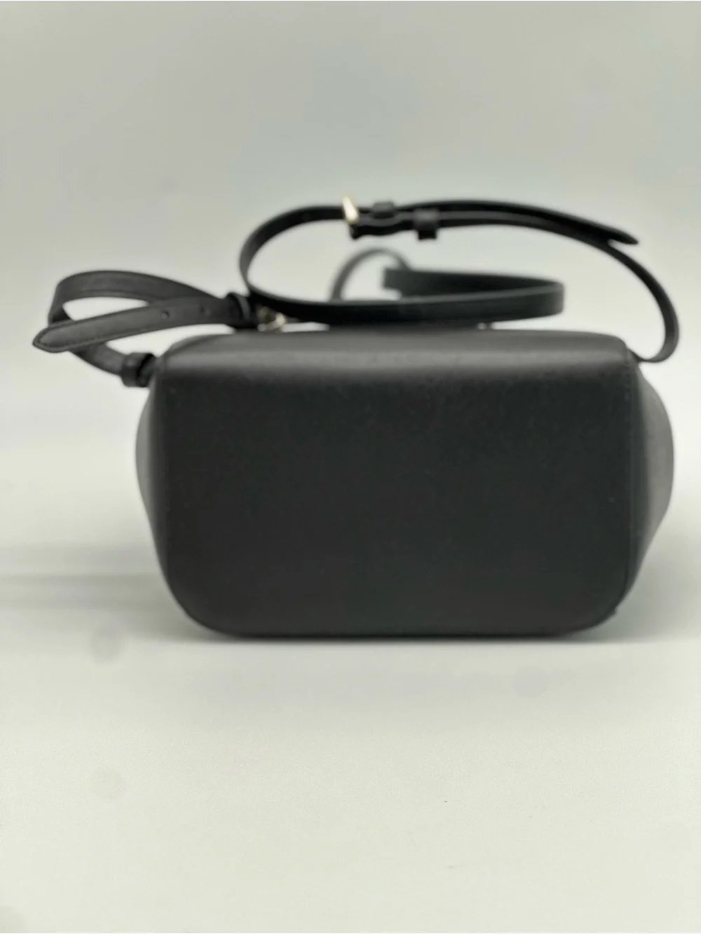 kate spade Black Saffiano Leather Flap Backpack