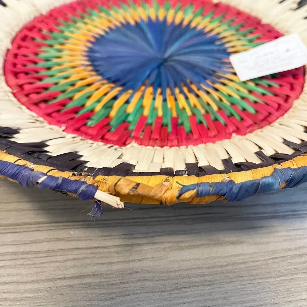Handmade Saraki Woven Basket Bowl Pakistan 11