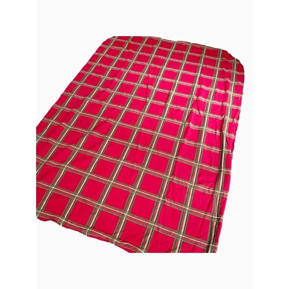 Lenox check red