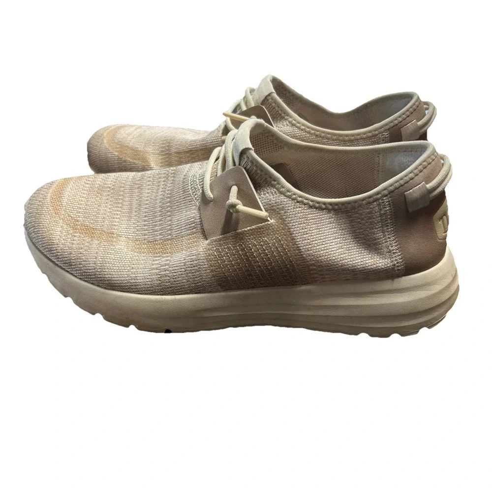 Hey Dude Women's Size 8 Beige Sirocco Crochet Mesh Slip-On Loafers Comfort