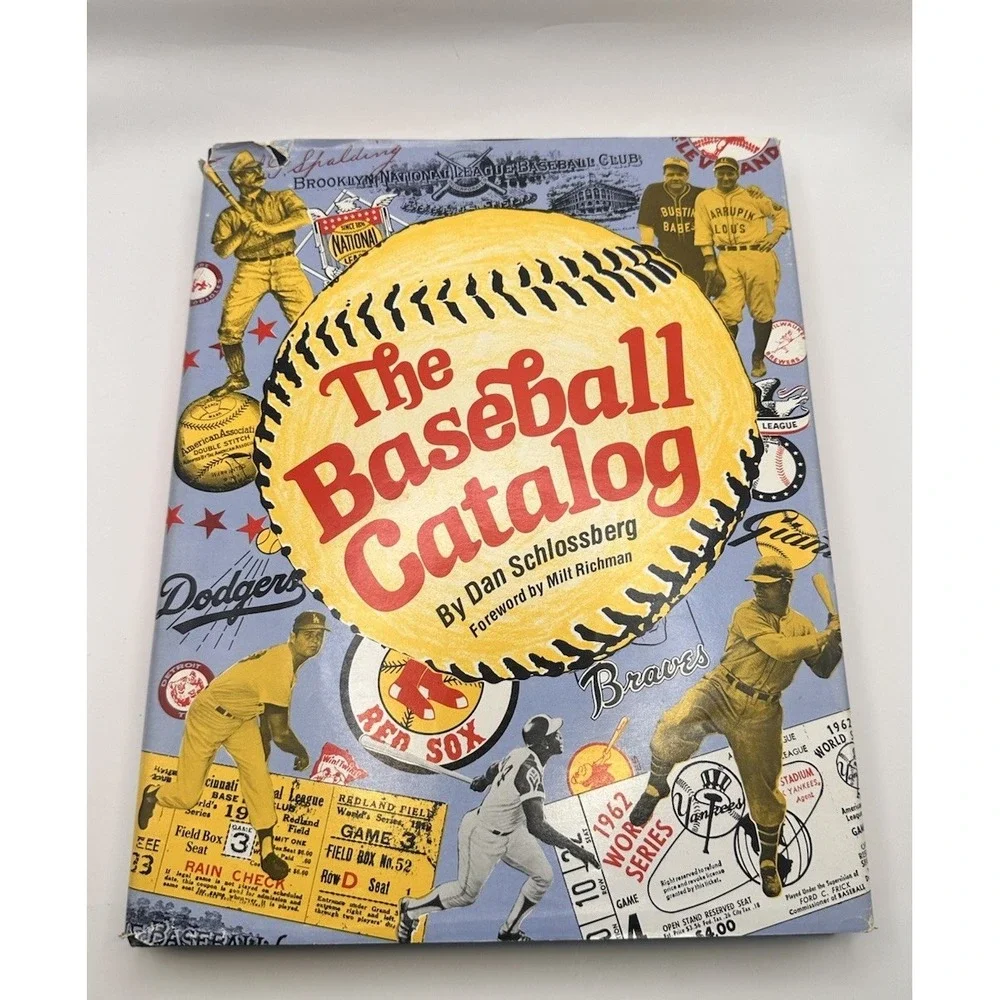 1980 The Baseball Catalog Hardcover Dan‎ Schlossberg USED
