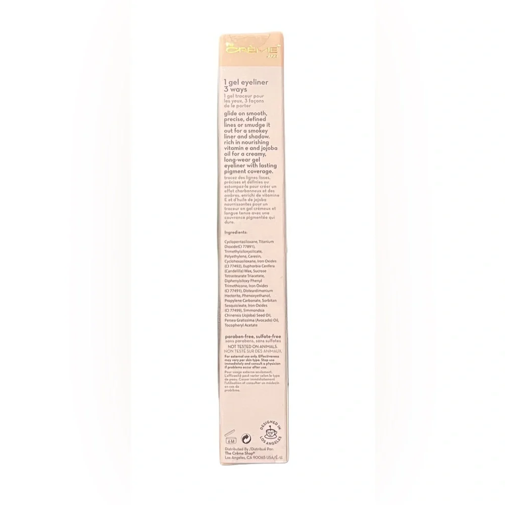 The Crème Shop 3-in-1 Chroma Gel Crème Eyeliner - Nudity