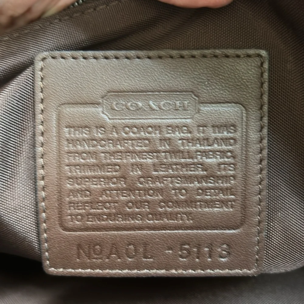 Coach vintage brown