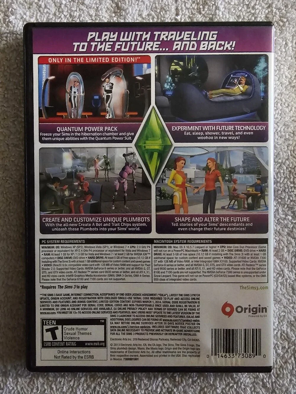 The Sims 3: Into the Future (Limited Edition) Expansion Pack