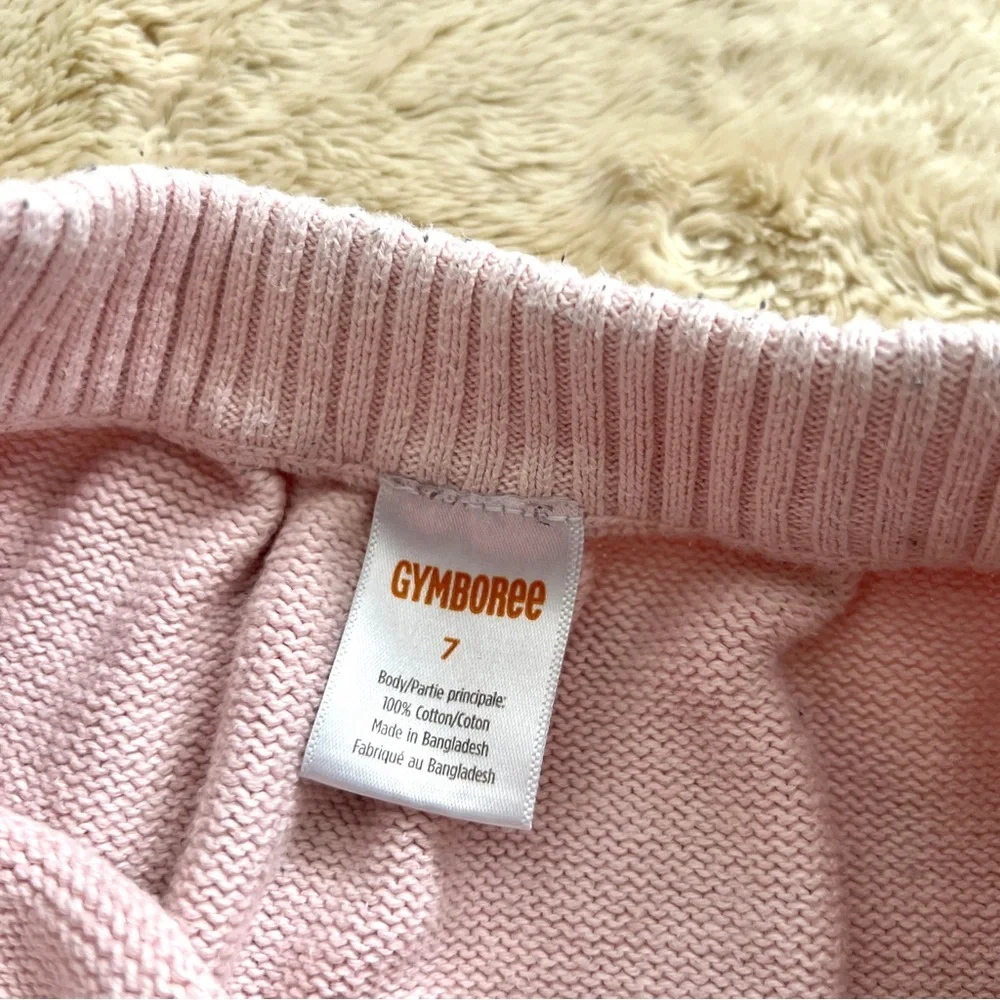 GYMBOREE Girls Pink Gingerbread Man Christmas Skirt Size 7