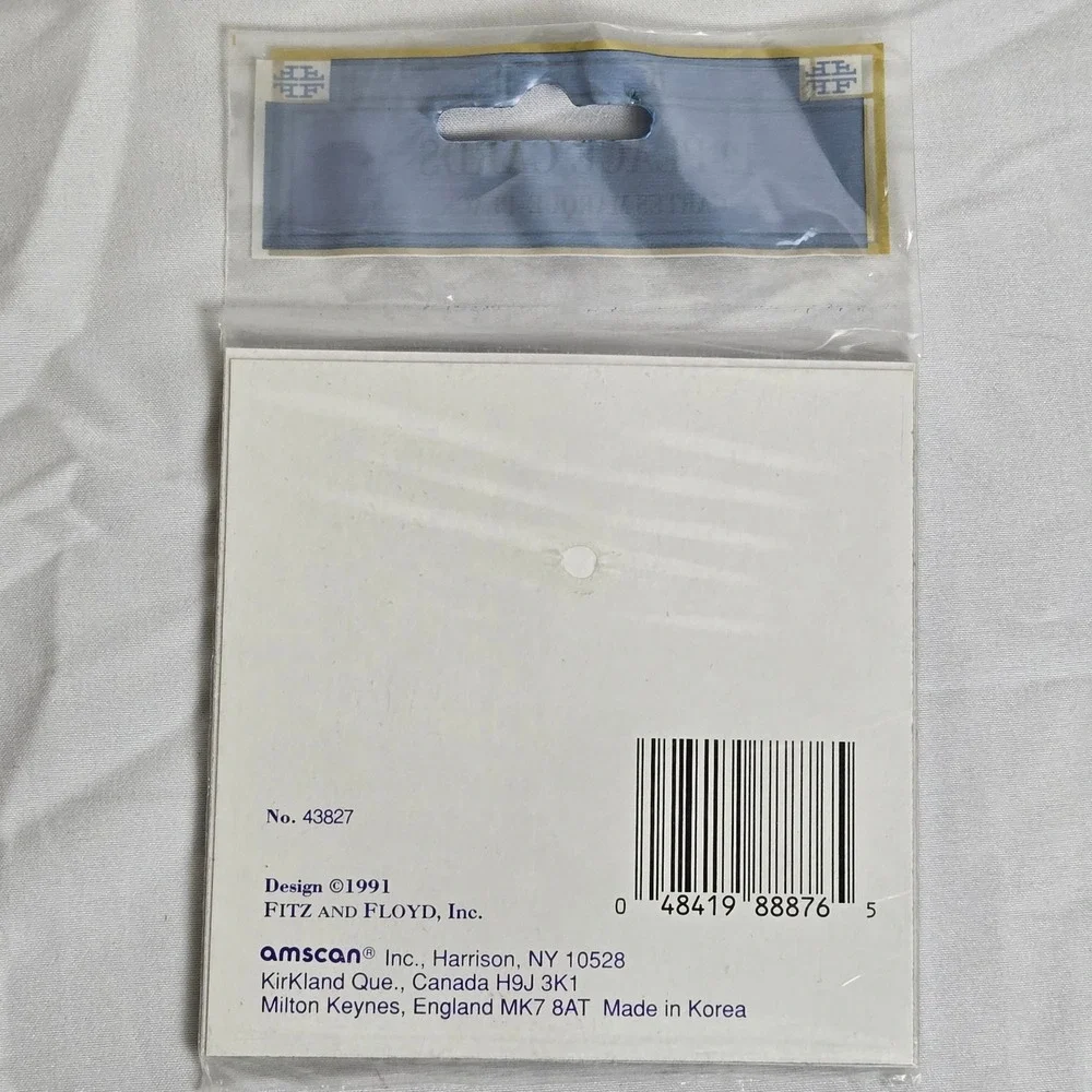 Amscan Fitz And Floyd Inc Grape Tapestry Place Cards, 72, Vtg 1990 43827 New