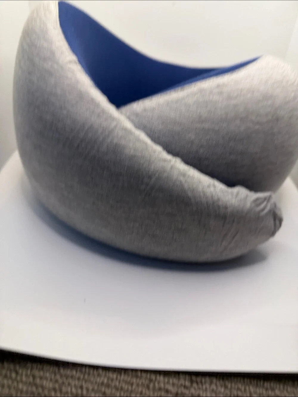 Ostrichpillow Go Neck Pillow - Travel Neck Pillow Light Gray/Navy