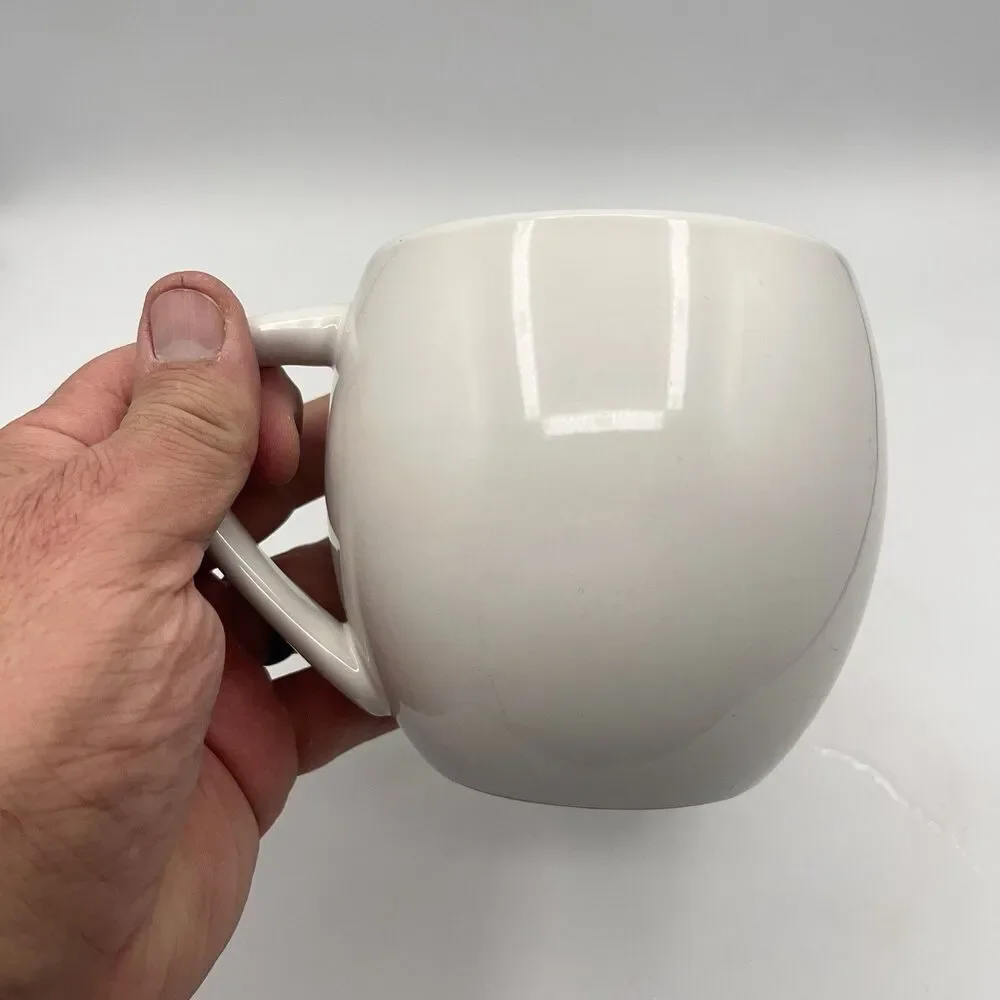 White Crate And Barrel Mug