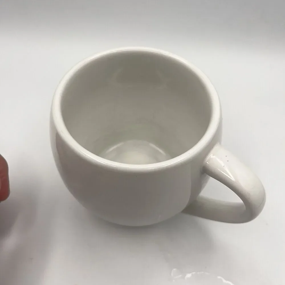 White Crate And Barrel Mug