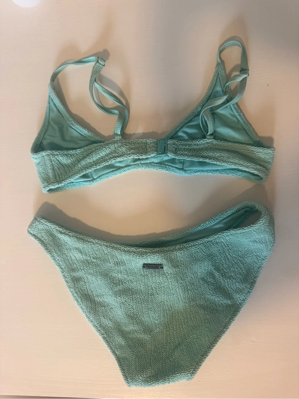triangl swimwear seafoam textured