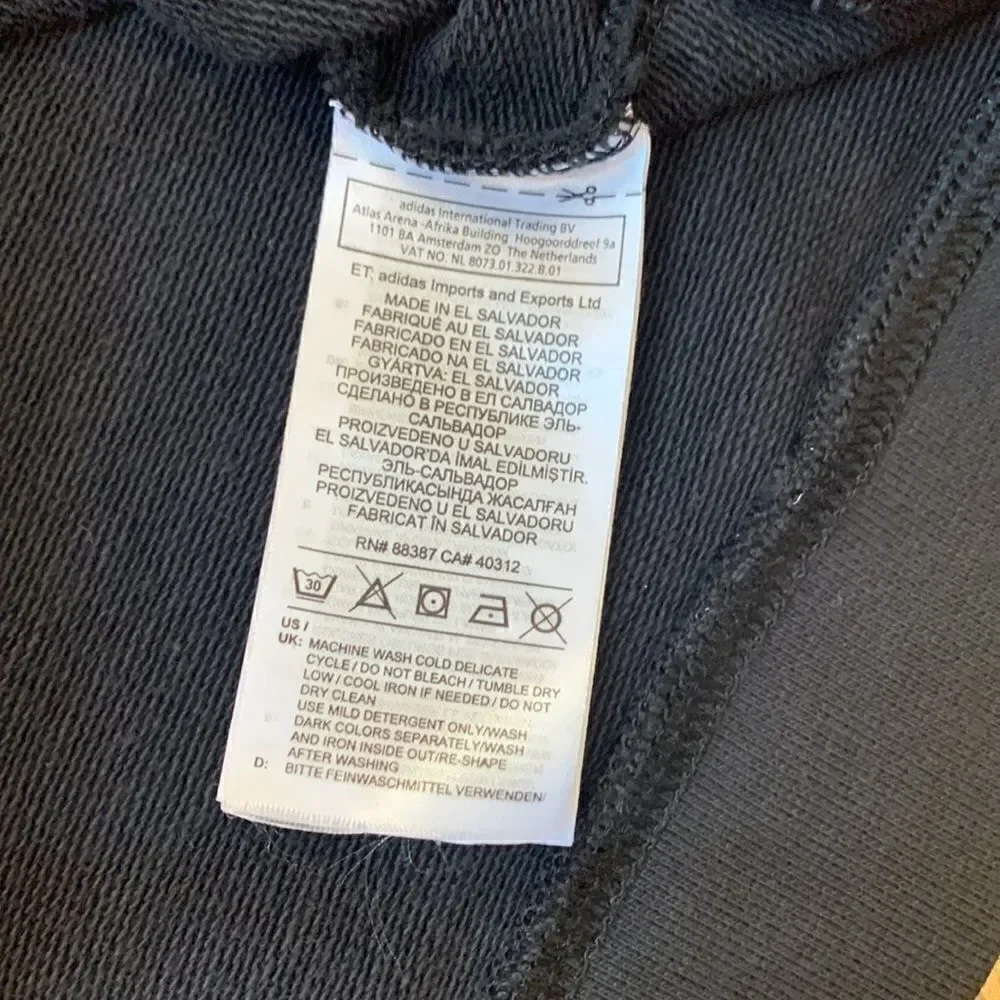 adidas crop hooded