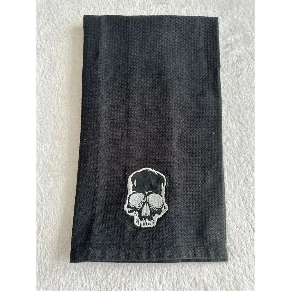 Halloween black skull