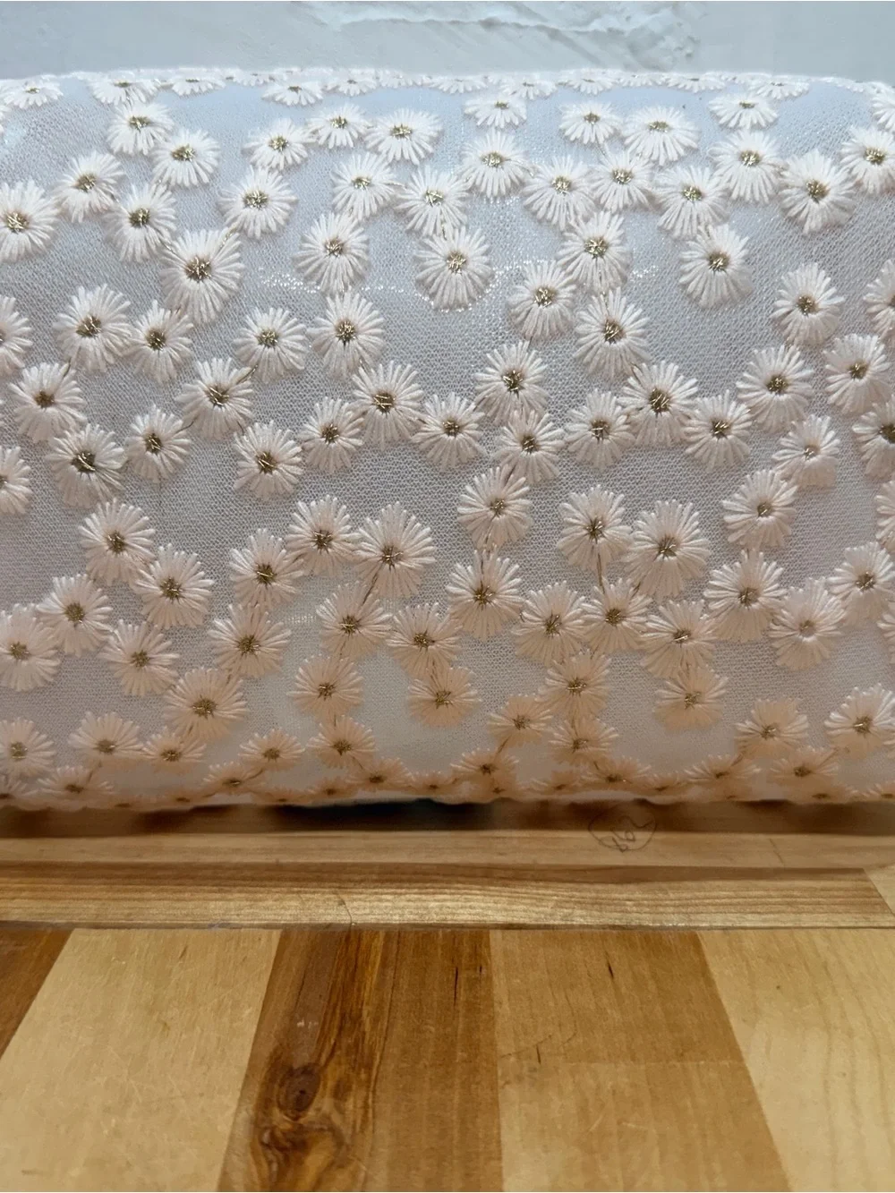 Pink Floral Lace Makeup Bag - Women's Cosmetic Pouch