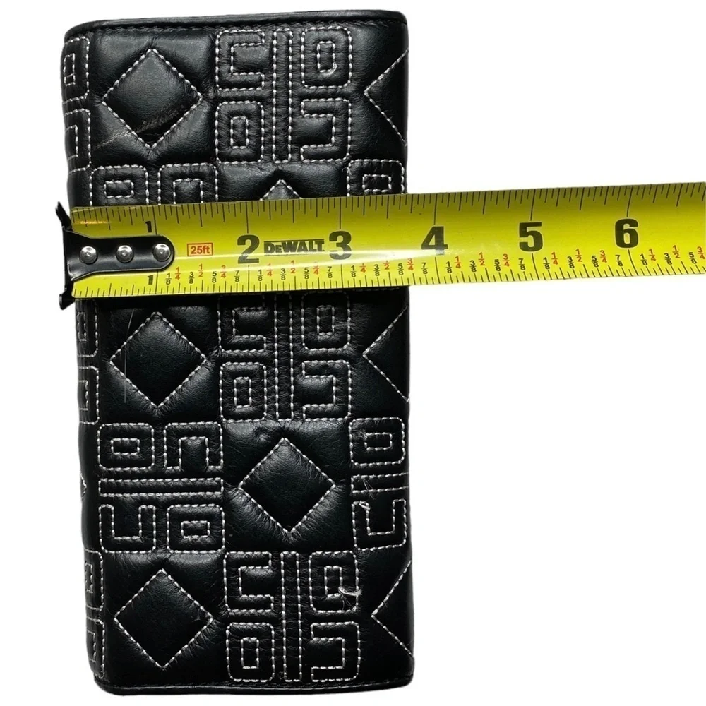 COBO BLU Black Leather Wallet