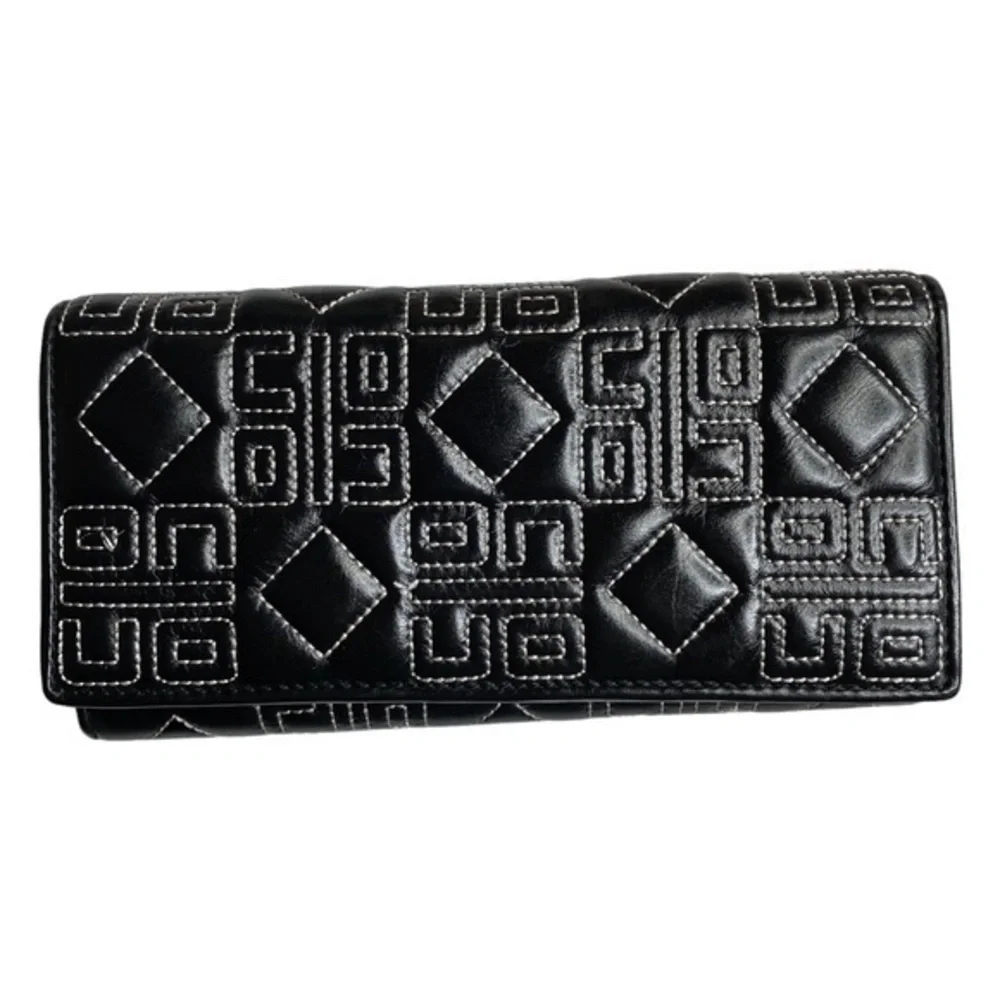 COBO BLU Black Leather Wallet