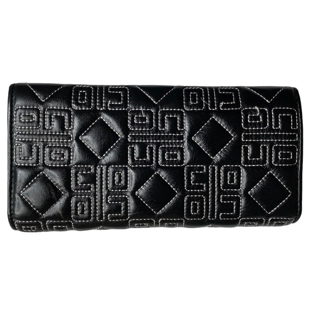 COBO BLU Black Leather Wallet