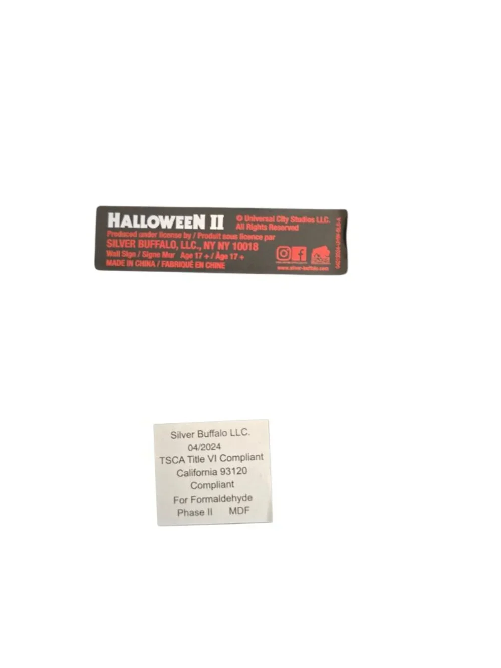 Halloween horror decor