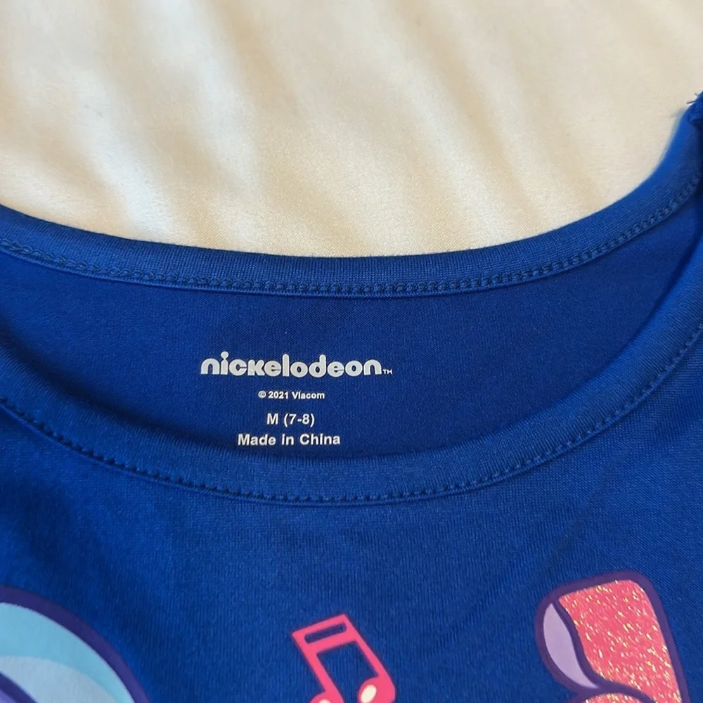 Nickelodeon vibrant blue