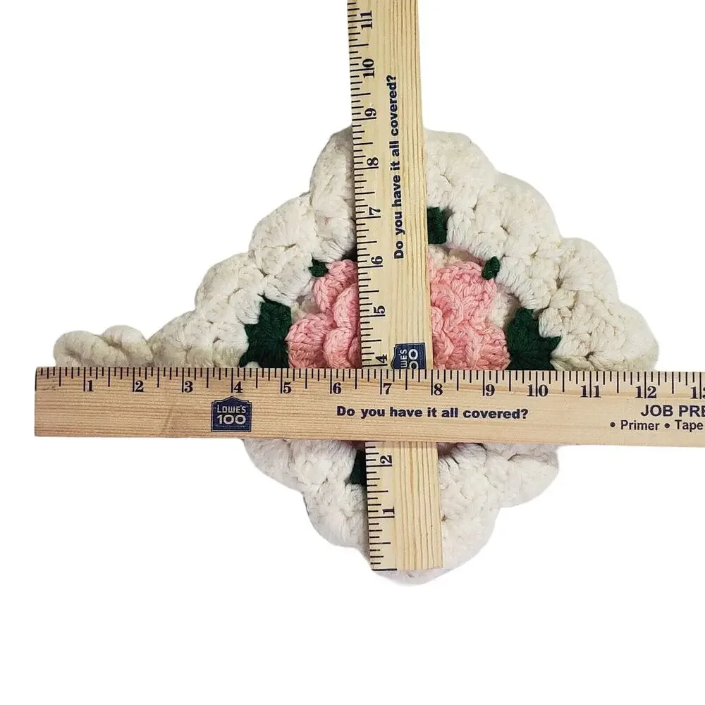 Handmade vtg crochet