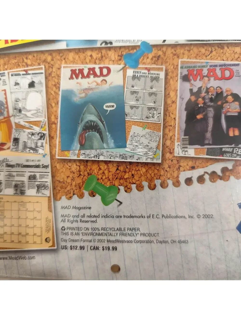 Mad 50 years Of Stupidity A 16-Month 2003 Calendar New Sealed
